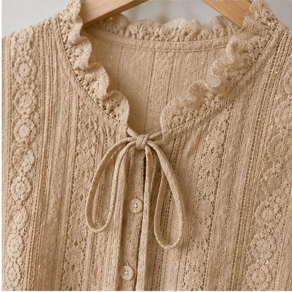 Sand Smocked Top - Picture 4 of 6